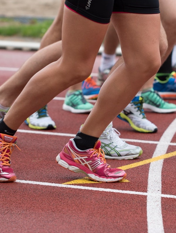 Lopersknie bij hardlopen