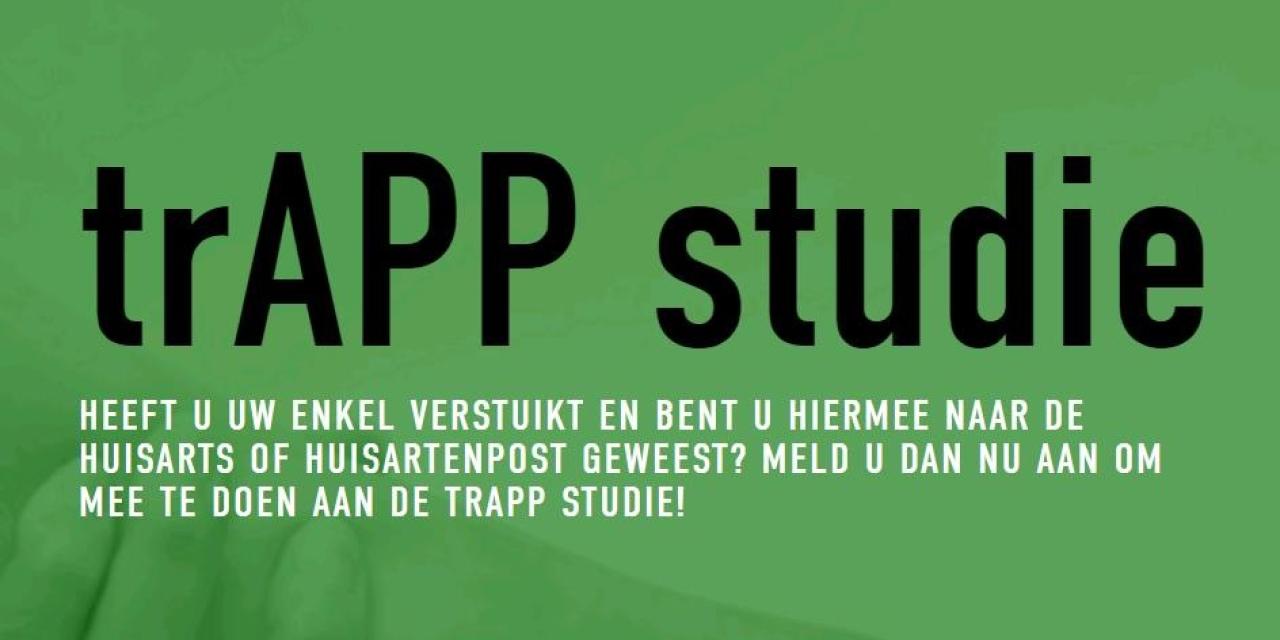 Enkel verzwikt? Doe mee met de trAPP-studie: Een onderzoek naar een betere behandeling voor een enkelverzwikking!