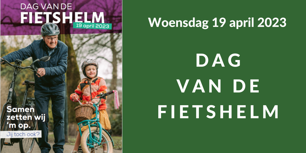 19 april: Landelijke Dag van de Fietshelm