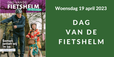 19 april: Landelijke Dag van de Fietshelm